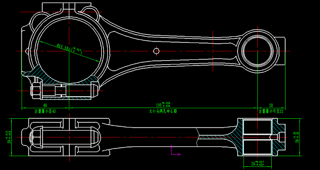 connecting rod drawing